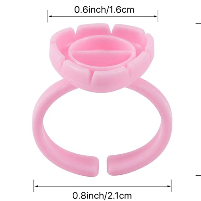 Volume Glue Ring volume-glue-ring Pink (100/bag),Teal (100/bag)